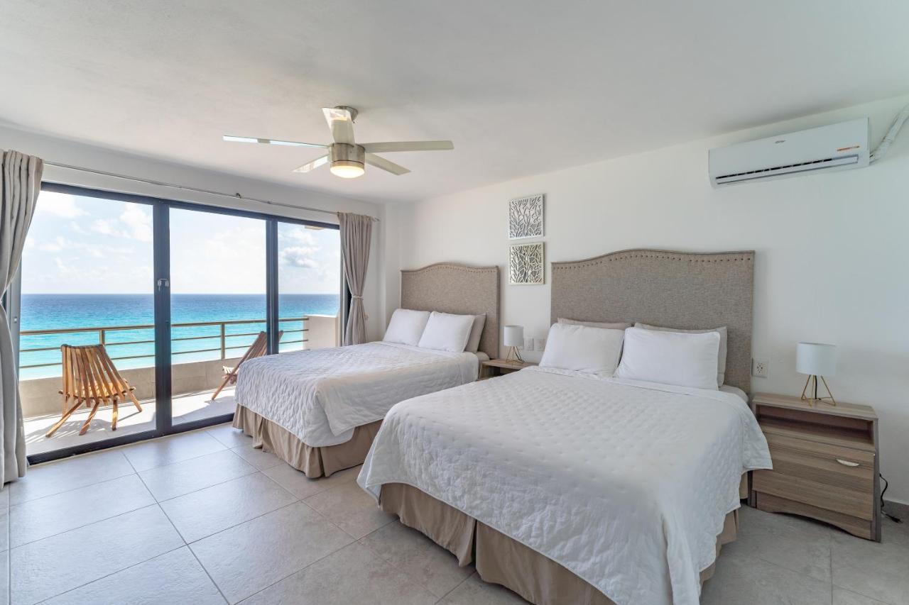 Ferienwohnung Sparkling Ocean View In Cancún Exterior foto