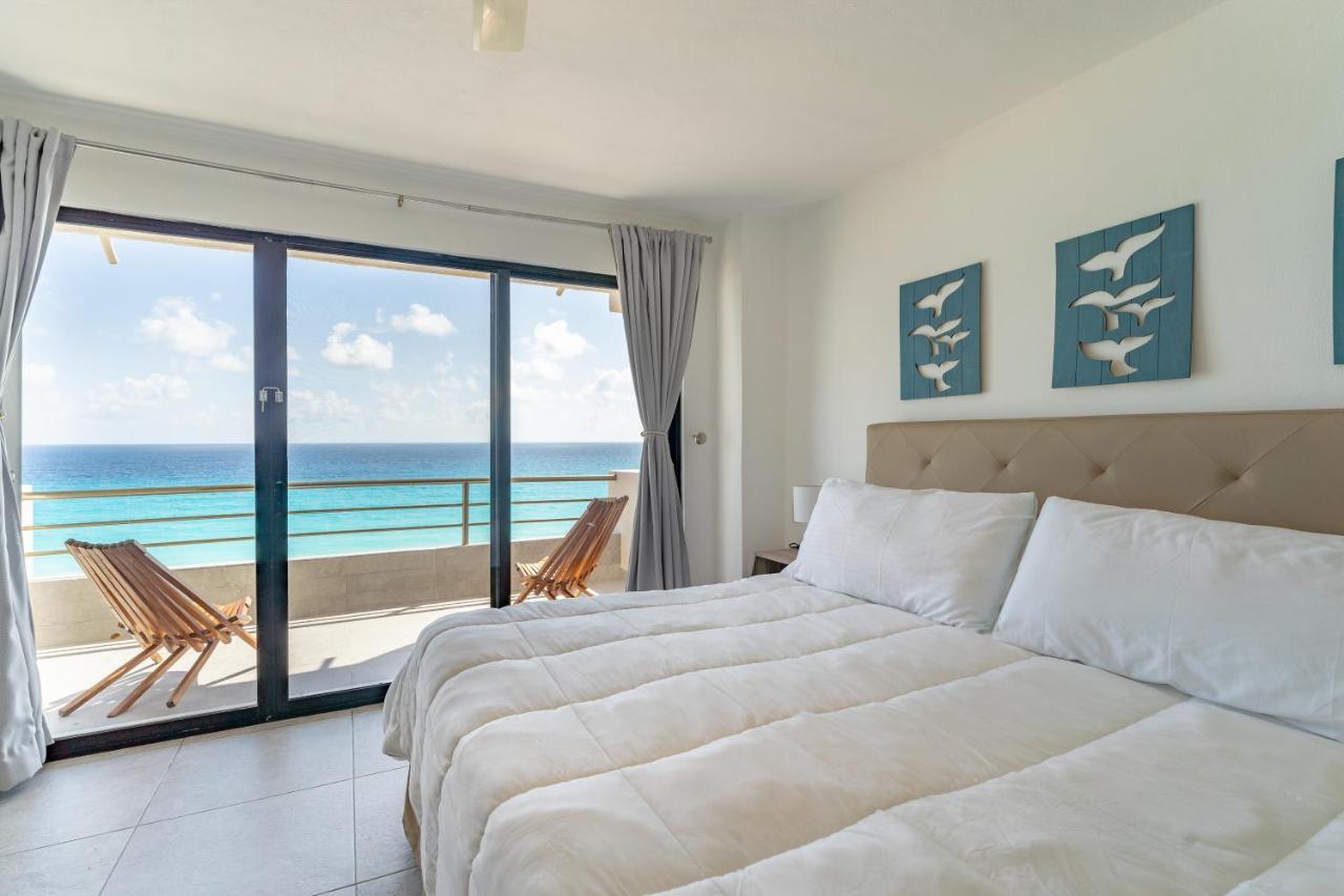 Ferienwohnung Sparkling Ocean View In Cancún Exterior foto