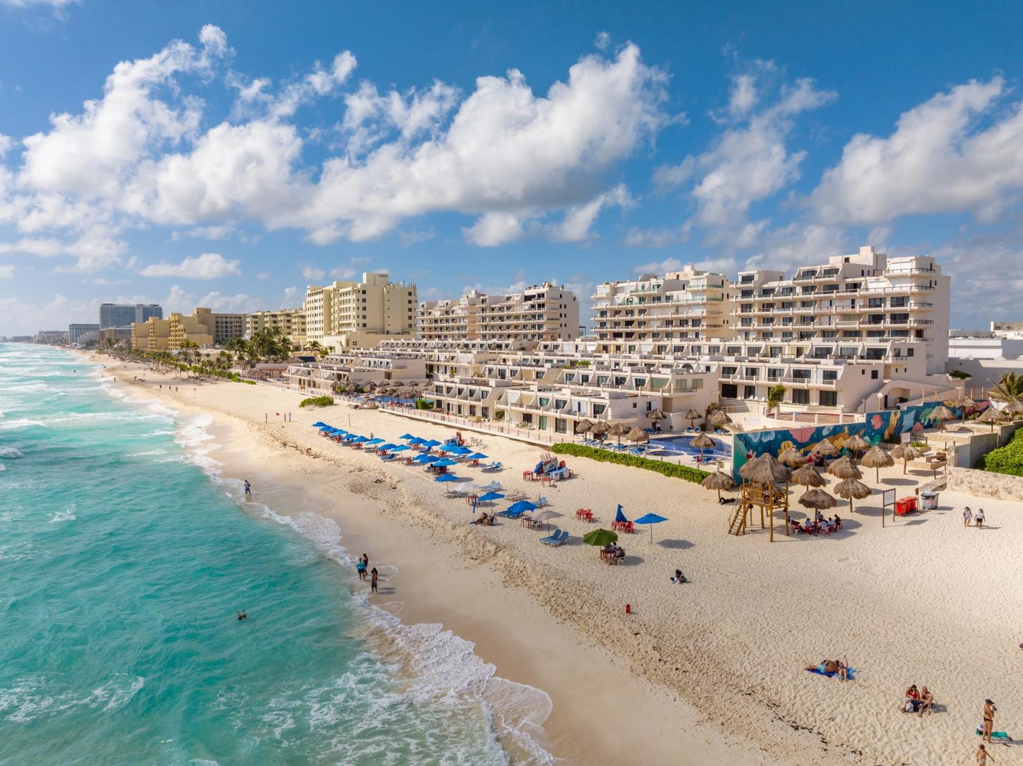 Ferienwohnung Sparkling Ocean View In Cancún Exterior foto