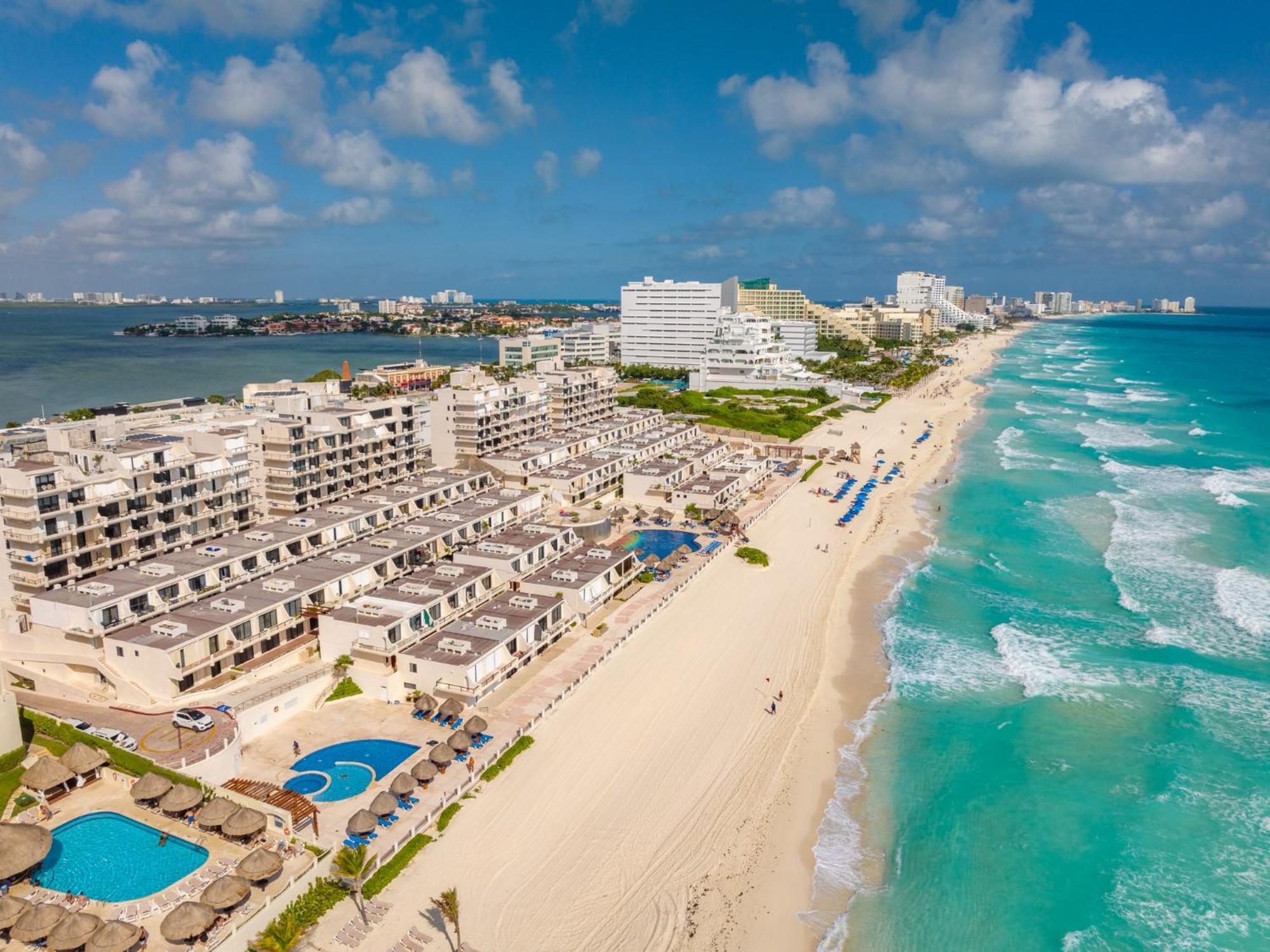 Ferienwohnung Sparkling Ocean View In Cancún Exterior foto