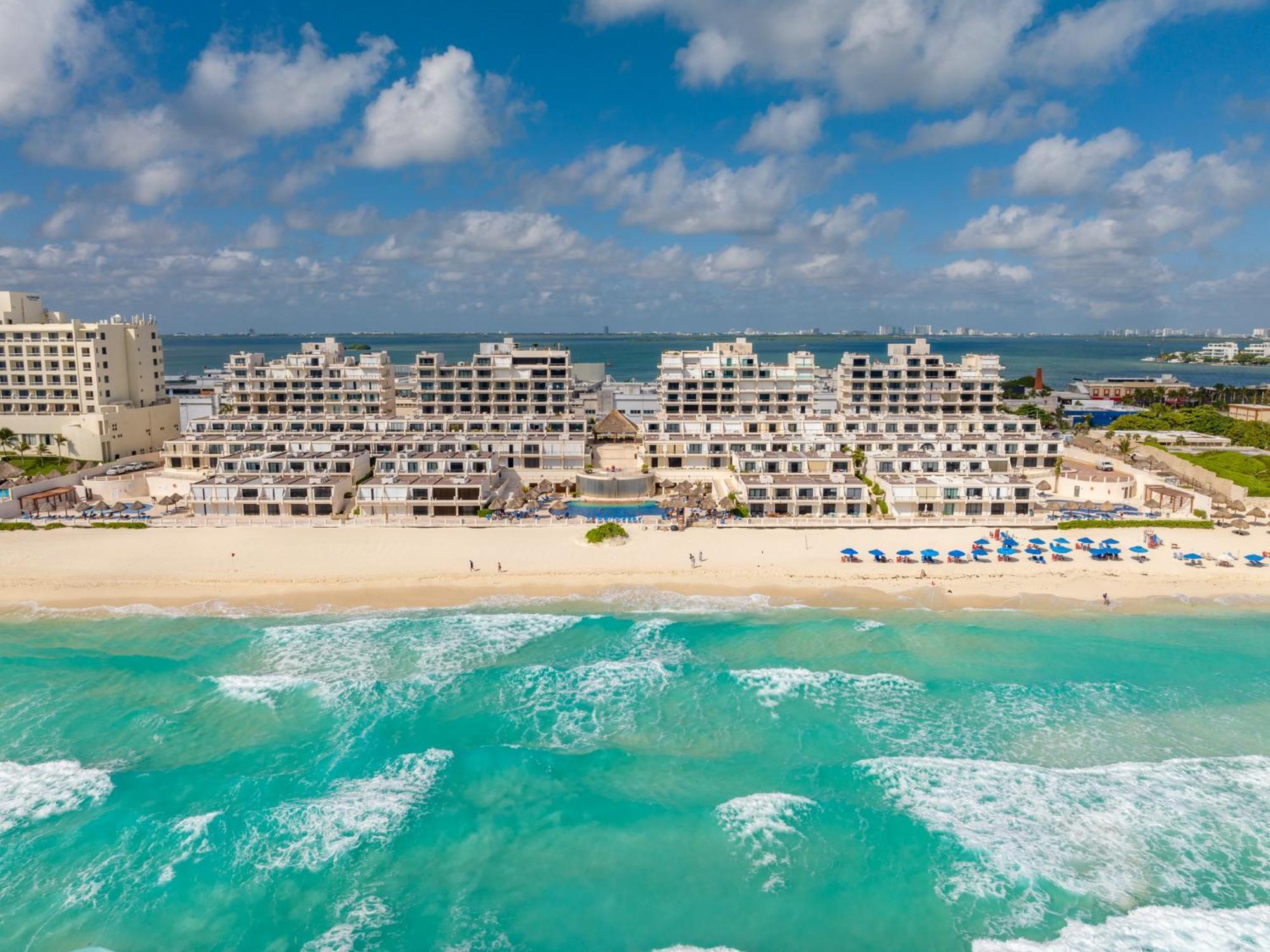 Ferienwohnung Sparkling Ocean View In Cancún Exterior foto